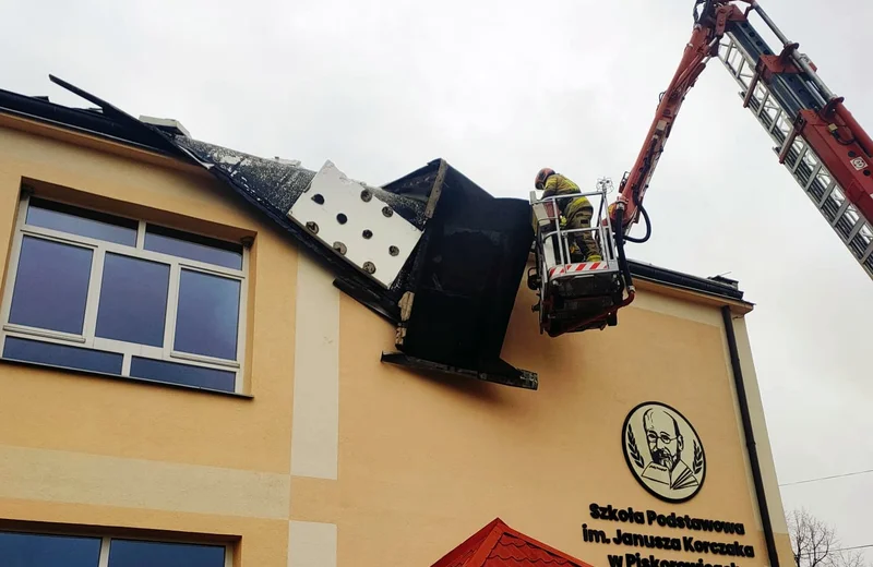 Połamane drzewa, uszkodzone dachy. Ponad 100 interwencji strażaków 