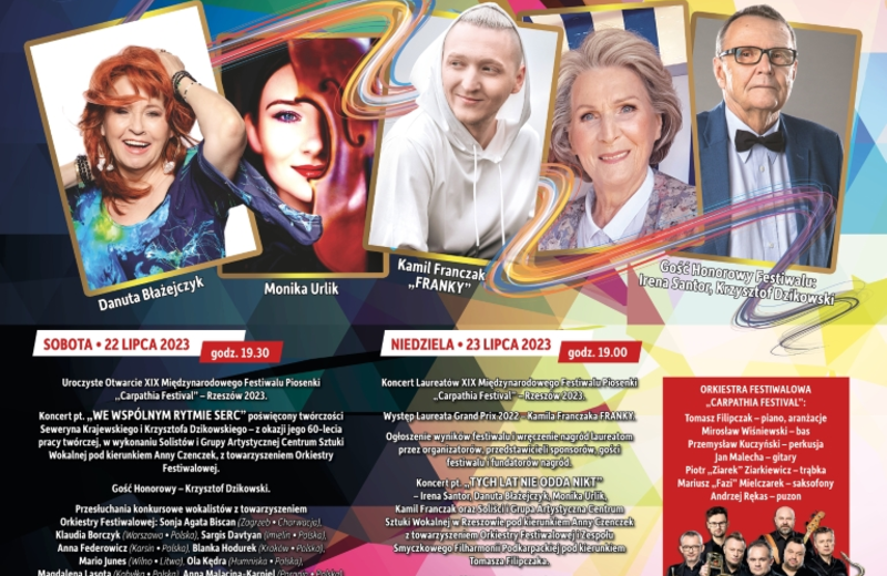 Carpathia Festival w lipcu znowu w Rzeszowie