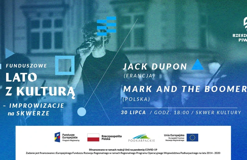 Koncert Jack Dupon i Mark and The Boomers na rzeszowskim Rynku 