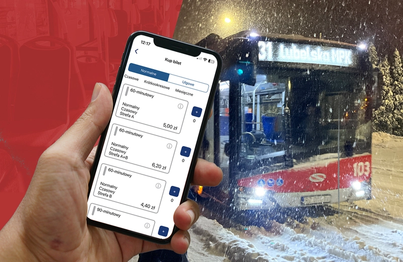 Nowe udogodnienie dla pasażerów komunikacji miejskiej w Rzeszowie. ZTM uruchomił e-bilet 
