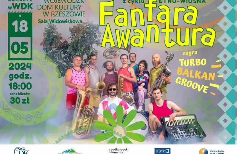 Turbo Balkan Groove w wykonaniu orkiestry Fanfara Awantura w WDK