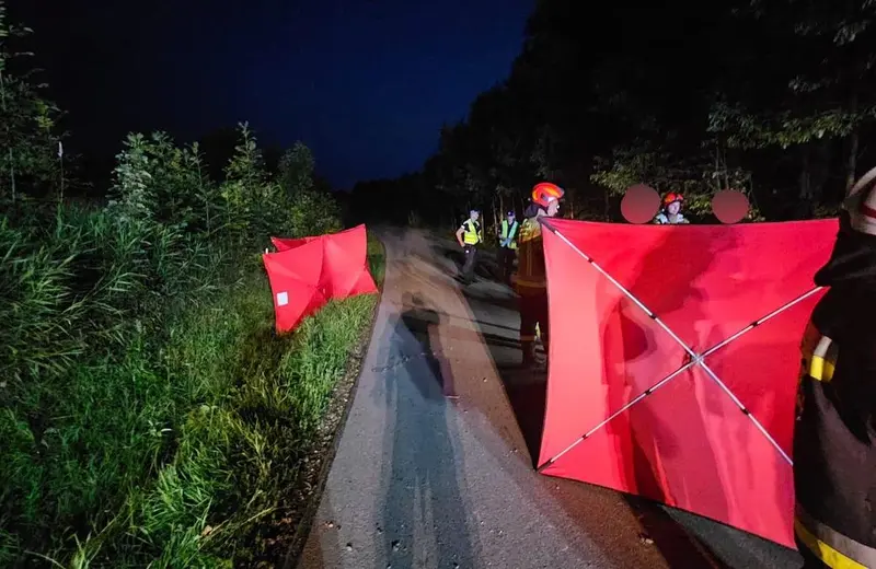 Tragiczny wypadek w Baryczy. Zginęło dwóch mężczyzn