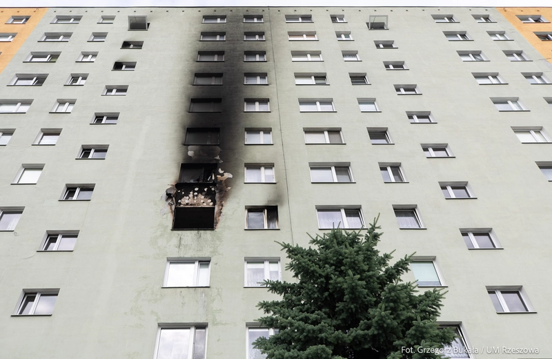 Nowe informacje w sprawie pożaru przy ul. Popiełuszki