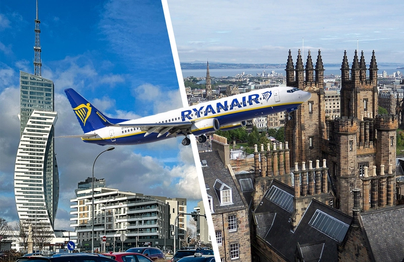 Z Rzeszowa do Edynburga. Ryanair uruchamia nowe połączenie