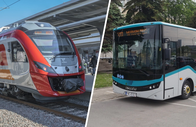 Od 1 lipca wspólny bilet na autobusy ZG PKS i pociągi Polregio