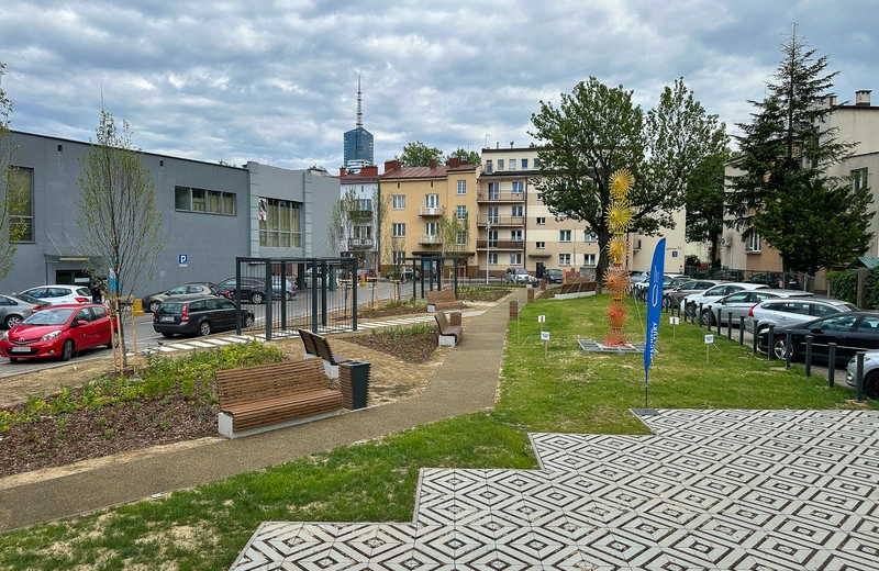 Nowy ogród kieszonkowy w centrum Rzeszowa już dostępny dla mieszkańców [ZDJĘCIA]