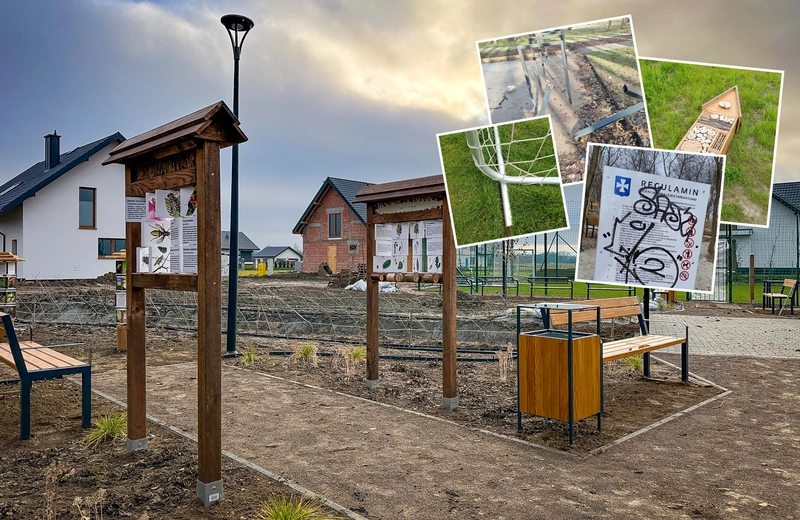 Wandalizm na nowych terenach rekreacyjnych w Rzeszowie [ZDJĘCIA]