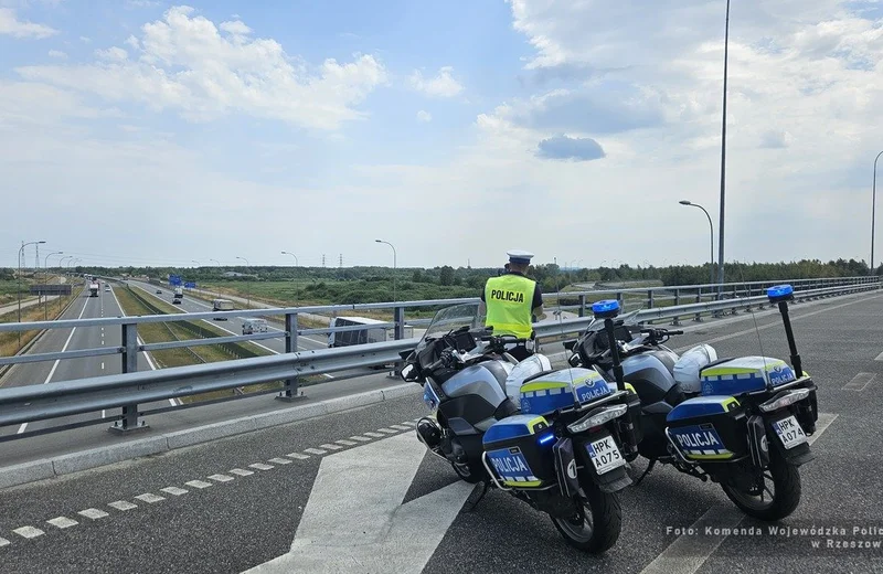 Policyjne działania na rzeszowskim odcinku autostrady A4 