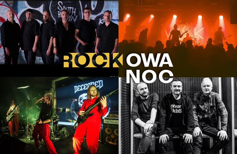 Rockowa Noc 2025. Przegląd zespołów i cztery wyjątkowe koncerty na Lisiej Górze za free