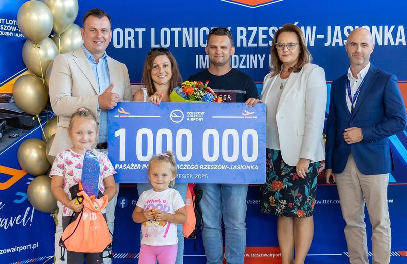 Lotnisko w Jasionce idzie na rekord. Już 1 mln pasażerów w 2025 roku