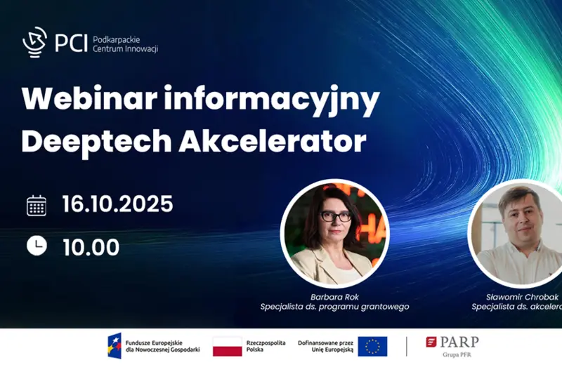 Zapisz się na webinar informacyjny dot. Programu Deeptech Akcelerator – nabór trwa do 31 października!