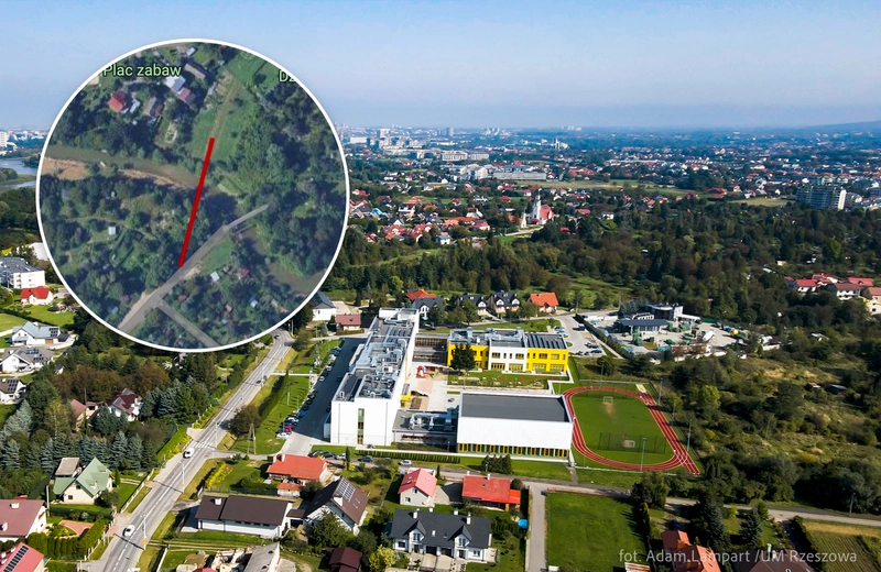 Na Drabiniance powstanie kładka nad Strugiem, która połączy dwie części osiedla