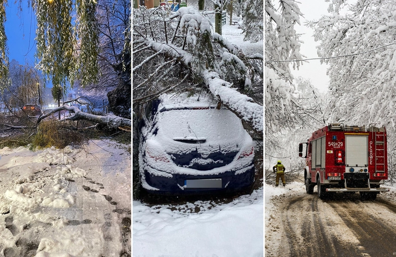 Trudne warunki pogodowe na Podkarpaciu. Blisko 3000 interwencji strażaków