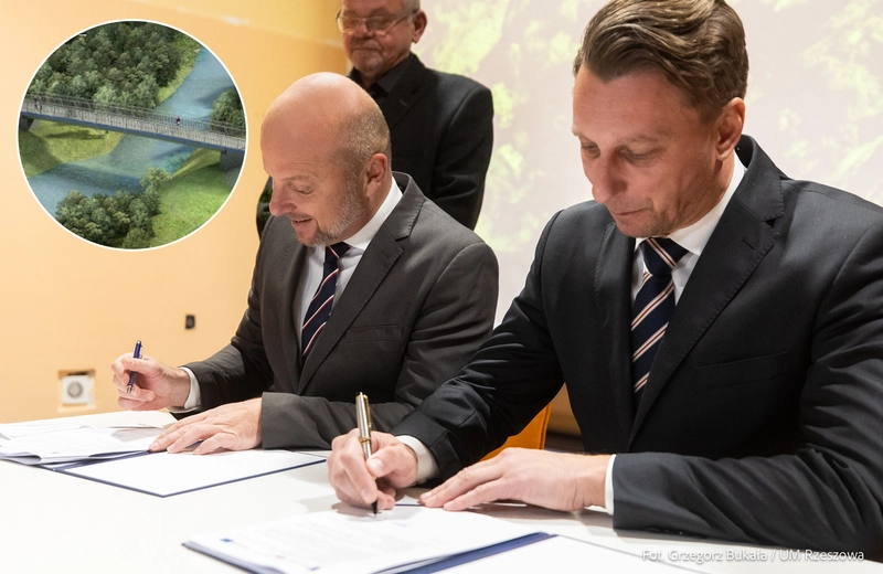Podpisano umowę na budowę kładki nad rzeką Strug [WIZUALIZACJE]
