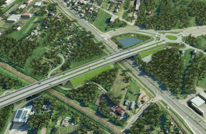 Wstępne wizualizacje drogi, która połączy ul. Warszawską z ul. Krakowską