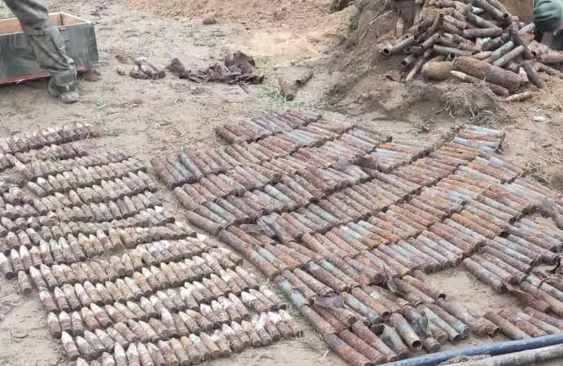 Niewybuchy w Jasionce. Wykopano i zabezpieczono ponad 2 tys. pocisków