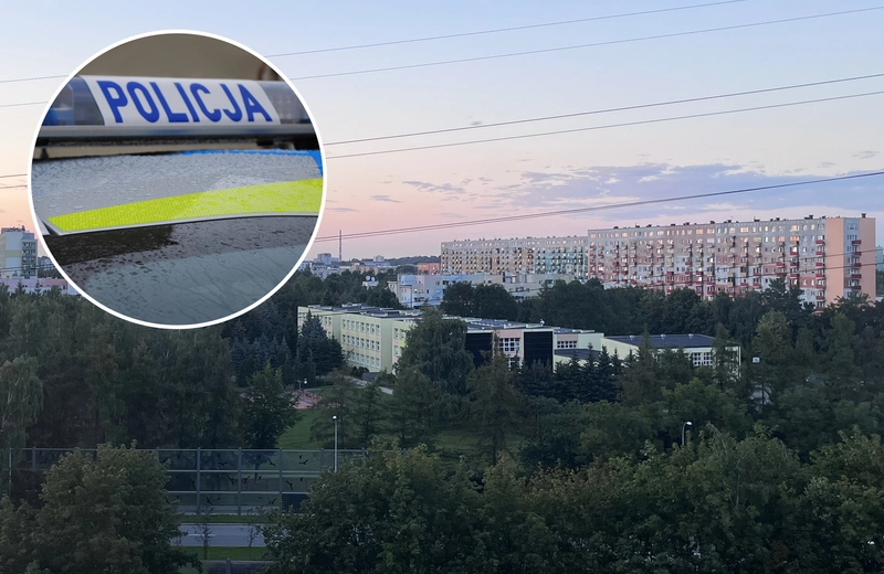 Nazistowska flaga w oknie jednego z bloków na Nowym Mieście. Zatrzymano 42-latka