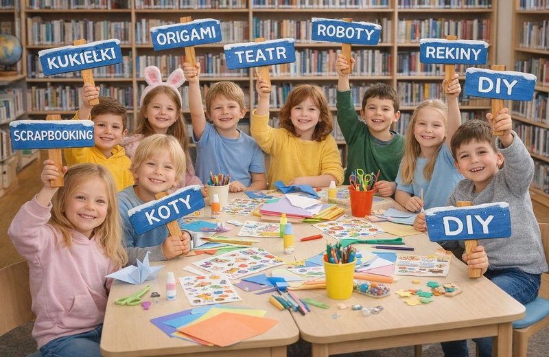 Ferie jak z bajki w filiach WiMBP. 54 wydarzenia, 19 bibliotek