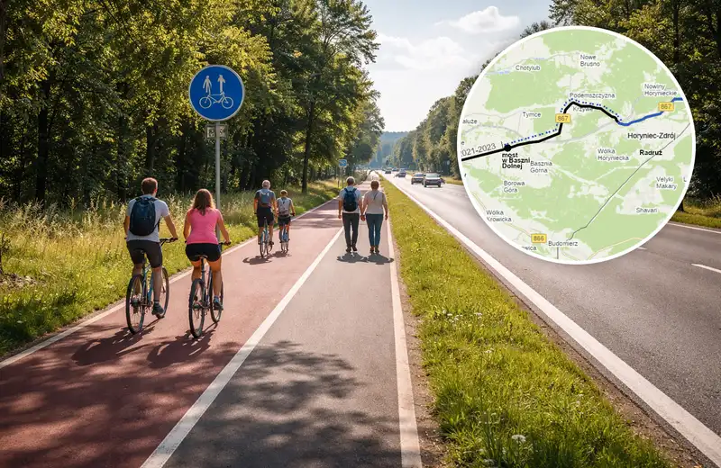 Powstanie ponad 11-kilometrowa ścieżka rowerowa wzdłuż DW 867 na Roztoczu 