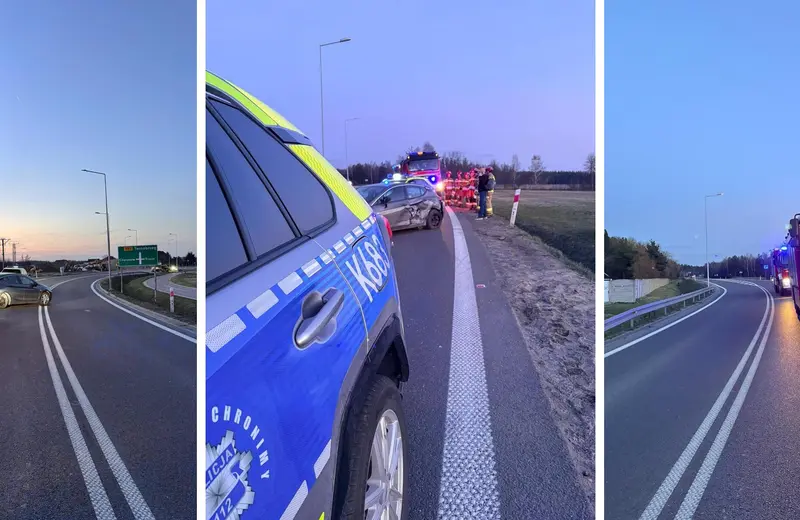 Kolizja na obwodnicy Mielca. Uszkodzonych 5 aut, sprawca był pijany