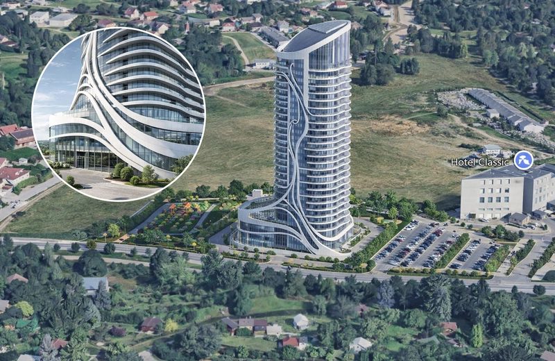 Przy al. Armii Krajowej powstanie 24-piętrowy wieżowiec. Jest pozwolenie na budowę [WIZUALIZACJE]