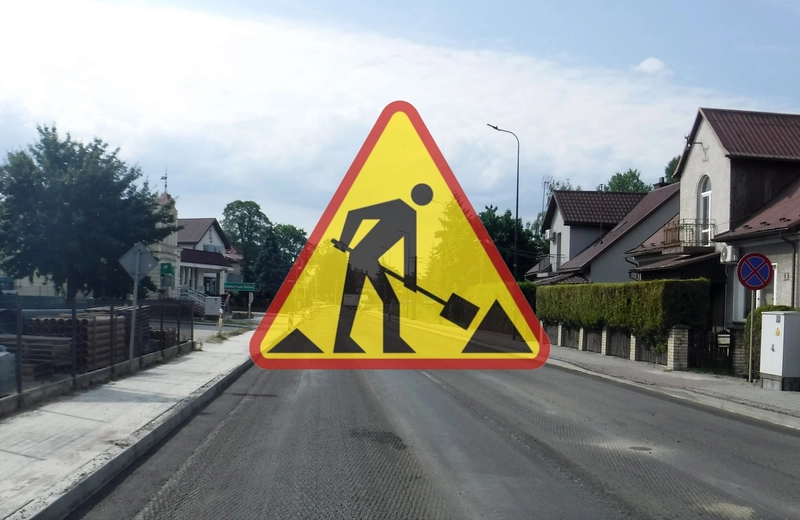 Utrudnienia na DK9 w Kolbuszowej. Nocne zamknięcie drogi przed zakończeniem remontu