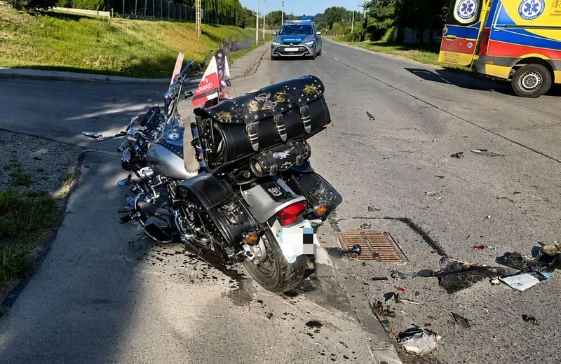 Poranny wypadek w Futomie. Lądował śmigłowiec LPR