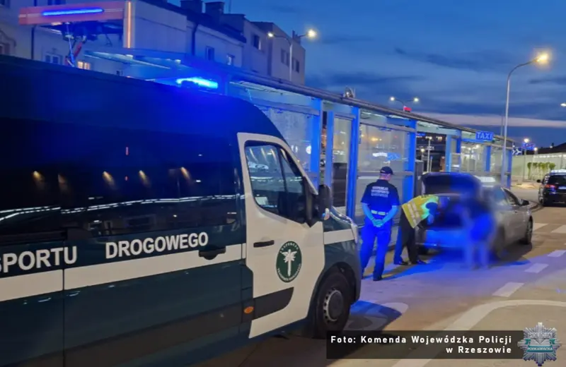 Akcja służb na ulicach Rzeszowa. Skontrolowano 82 pojazdy