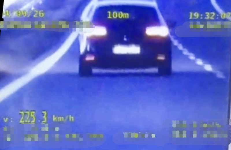 19-latek z Rzeszowa pędził ekspresówką 225 km/h