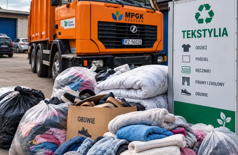 Wrześniowa zbiórka odzieży i tekstyliów. Pojazdy MPGK ruszą w trasę po Rzeszowie