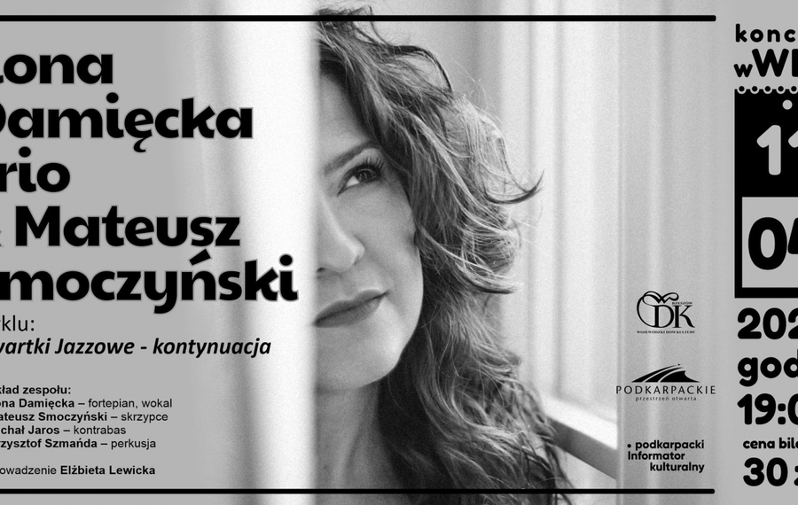 Czwartek jazzowy: Ilona Damięcka Trio & Mateusz Smoczyński
