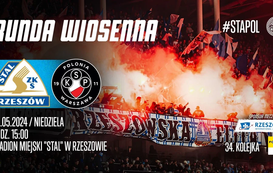 Fortuna 1. Liga: Stal Rzeszów - Polonia Warszawa