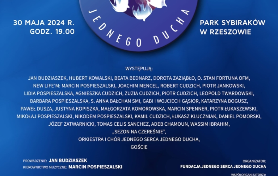 Koncert Jednego Serca Jednego Ducha 2024