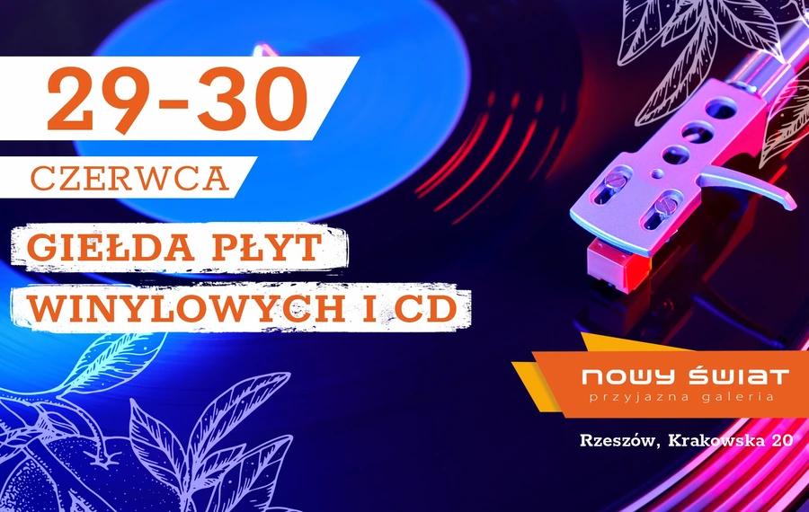 Giełda Płyt Winylowych i CD w Galerii Nowy Świat w Rzeszowie