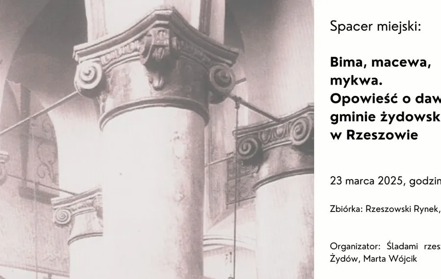 Spacer miejski: Opowieść o dawnej gminie żydowskiej w Rzeszowie