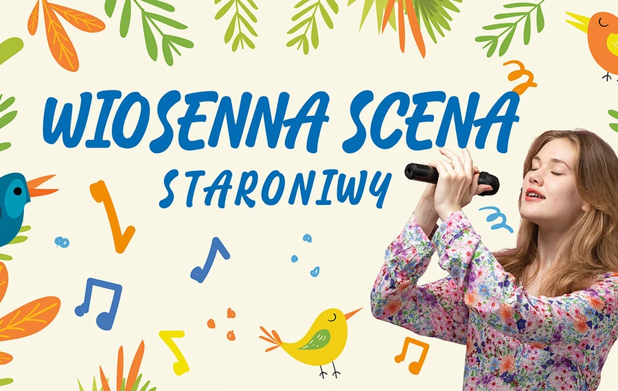 Wiosenna scena Staroniwy - koncert uczestników zajęć