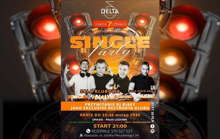 Single Party - przywitanie rezydenta