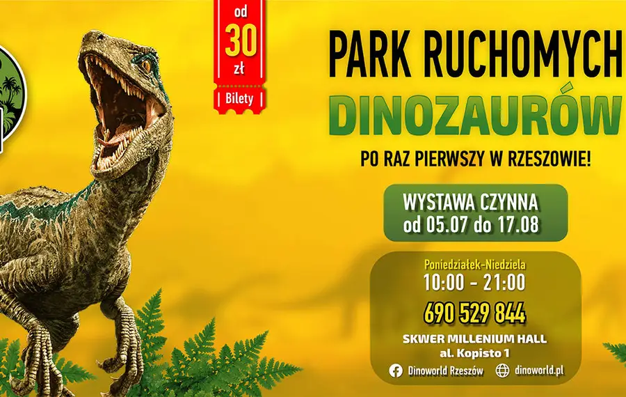 Dinoworld - park ruchomych dinozaurów