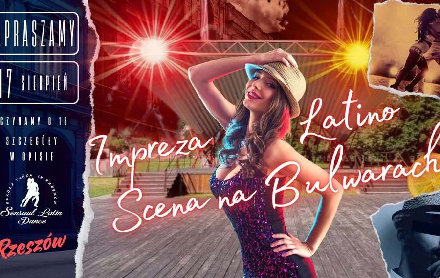 Wakacyjna impreza latino na Bulwarach