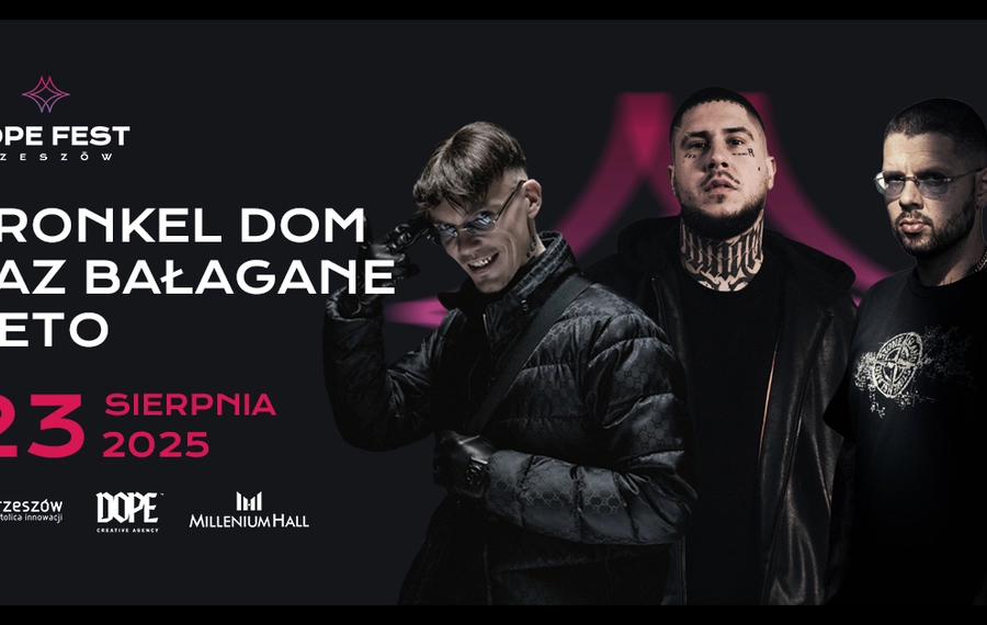 Dope Fest Rzeszów: Reto, Kaz Bałagane, Kronkel Dom