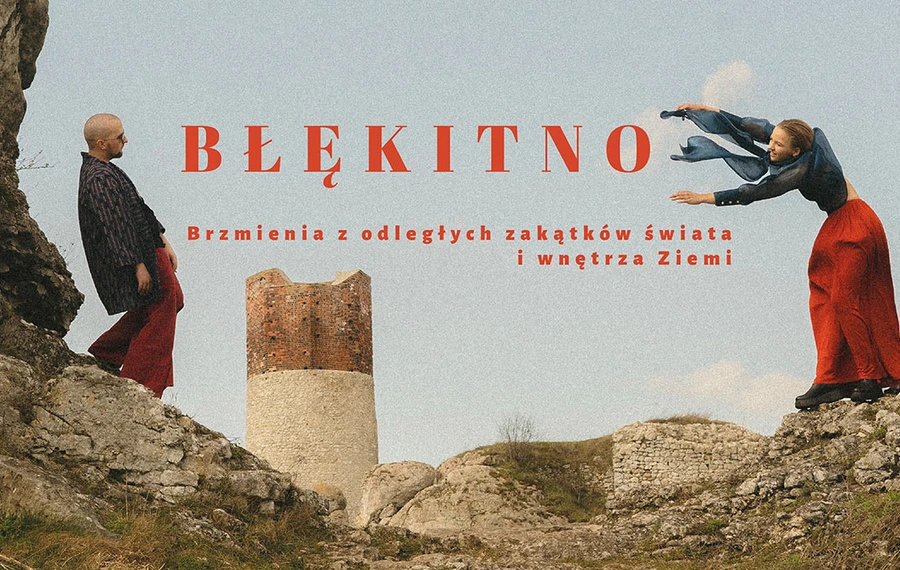 Błękitno
