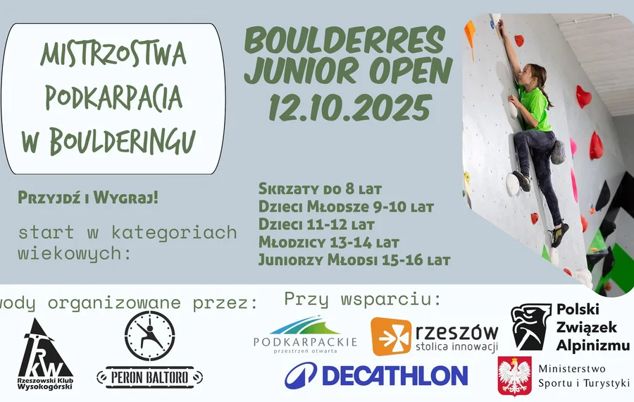 Mistrzostwa Podkarpacia w Boulderingu