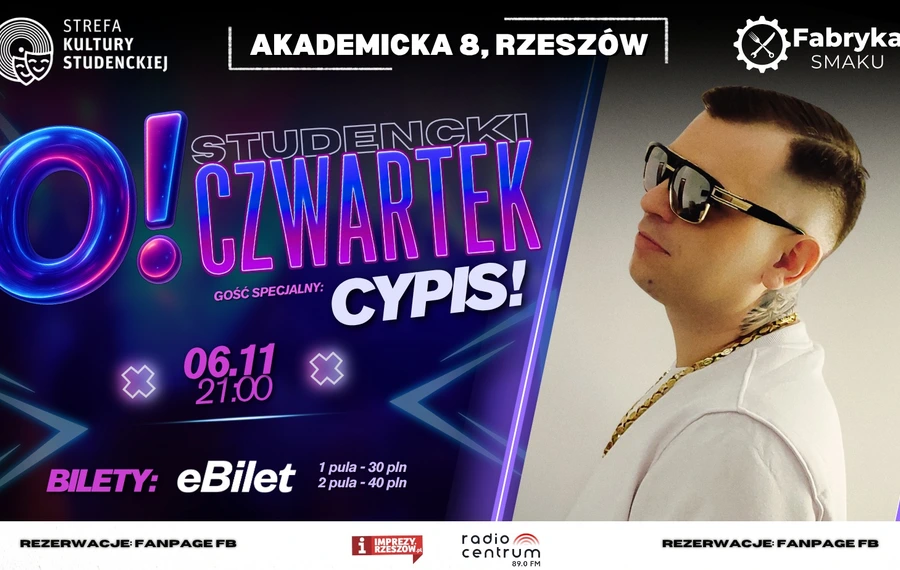 O! Studencki Czwartek x Cypis