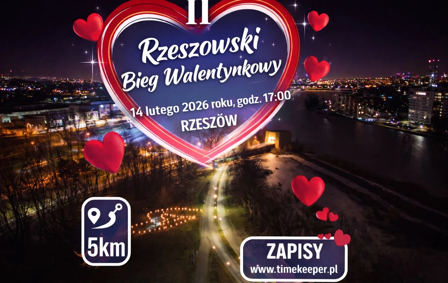 II Rzeszowski Bieg Walentynkowy