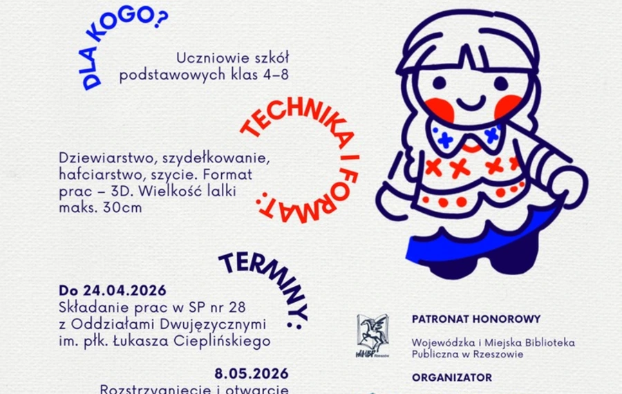 „Podkarpacka lalka” - międzyszkolny konkurs plastyczno-techniczny