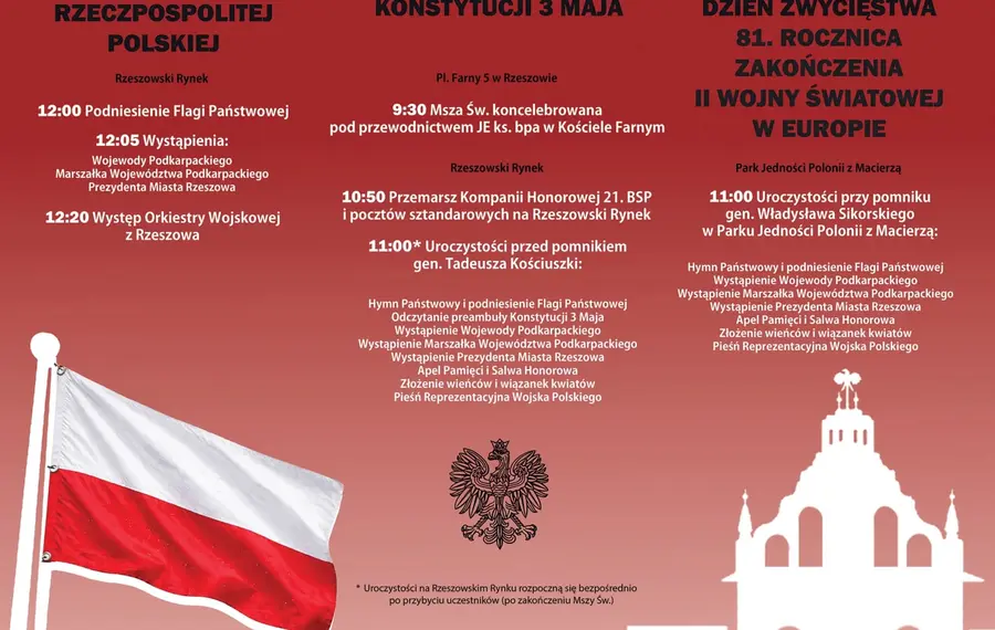 Majowe uroczystości patriotyczne
