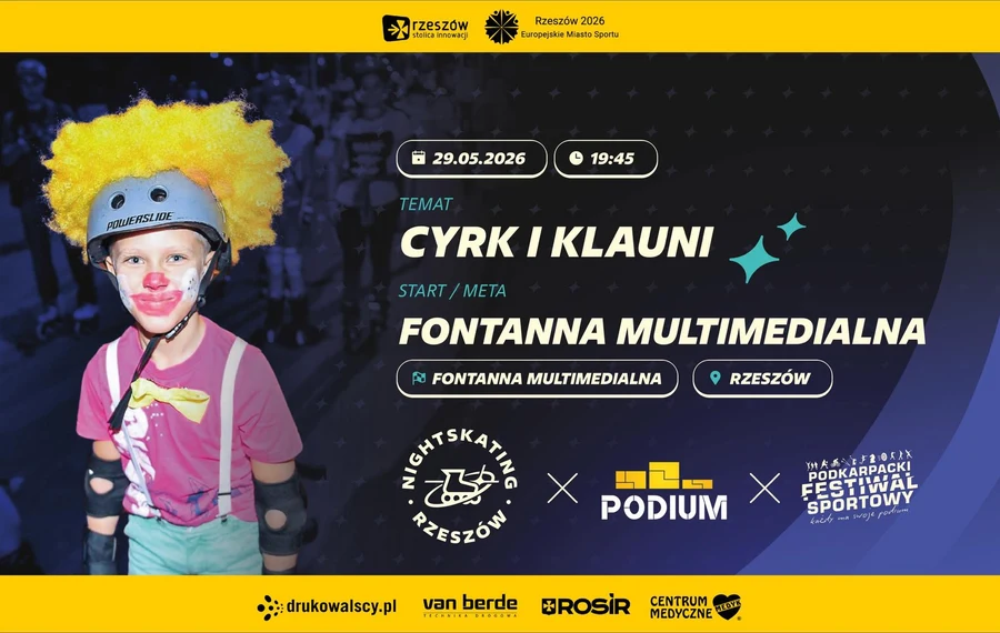 Nightskating: Cyrk i klauni