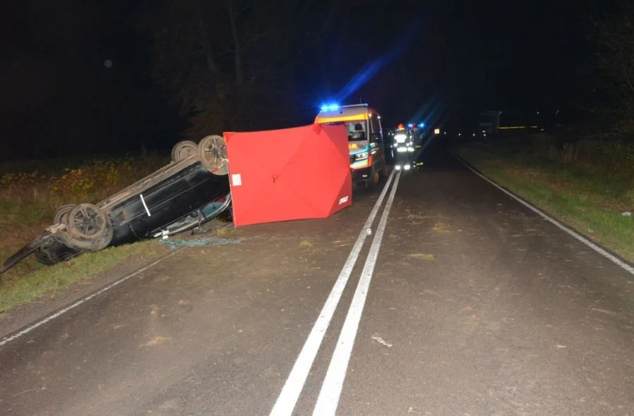 Wypadek w Makowisku, fot. KPP Jarosław