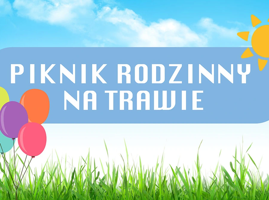 Piknik rodzinny na trawie