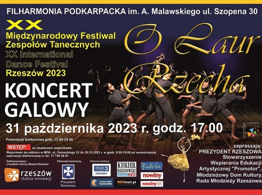 XX Międzynarodowy Festiwal Zespołów Tanecznych "O Laur Rzecha"